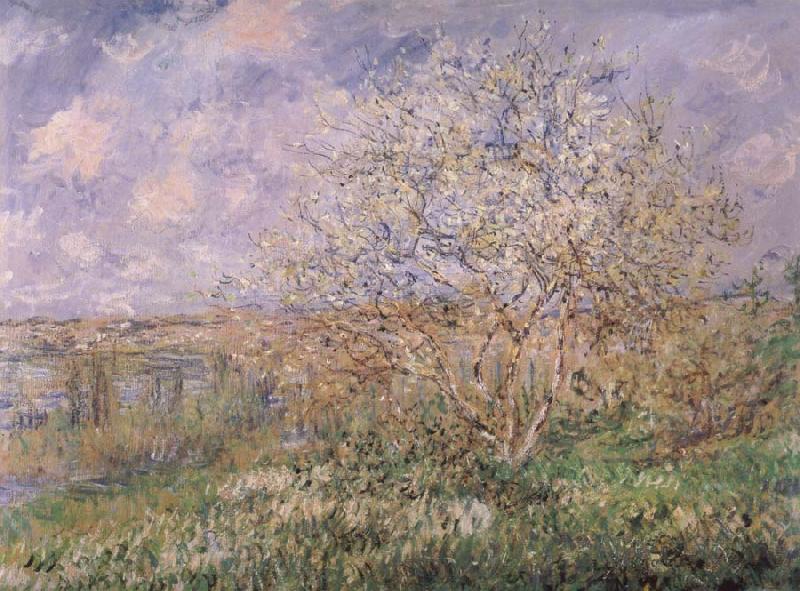 Claude Monet Springtime in Vetheuil Sweden oil painting art